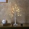 Tabletop Tree Christmas Decorations, Mini Birch Tree with Lights, 24 LED Lighted Money Tree White Twig Tree Battery Operated with Timer, Home Centerpiece, Indoor Decor(2FT/Warm White)